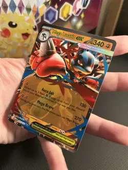 Mega Lucario Ex 077/132 Mega Evolution Pokemon Card - Image 5