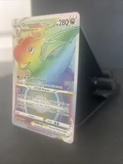 Pokemon TCG Dragonite VSTAR Holo Ultra Rare Card 081/78 - Image 5