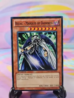 Yu-Gi-Oh TCG Card | Belial - Marquis of Darkness SDGU-EN015 First Edition - Image 1