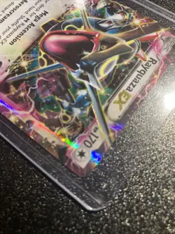 Pokemon TCG Rayquaza EX XY69 Full Art Holo Black Star Promo Card 2015 - Image 4