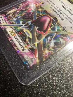 Pokemon TCG Rayquaza EX XY69 Full Art Holo Black Star Promo Card 2015 - Image 5