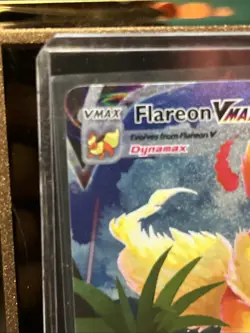 Pokemon TCG Flareon VMAX SWSH180 Promo Card Sword and Shield NM Near Mint - Image 2