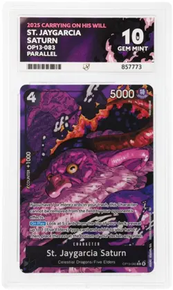 St. Jaygarcia Saturn OP13-083 Alt Art - One Piece Card Game - ACE 10 - Image 1