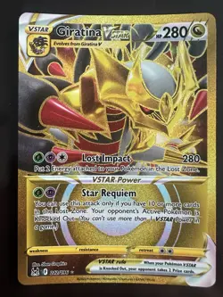 LOT OF 9 GOLD POKEMON CARDS Houndoom Rainbow Energy Giratina Inteleon - Image 2