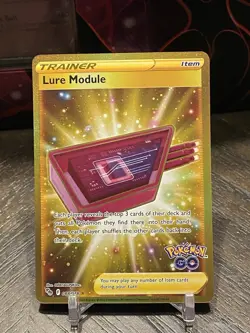Lure Module 088/078 Pokemon GO Full Art Gold Secret Rare Holo Pokemon Card NM - Image 1