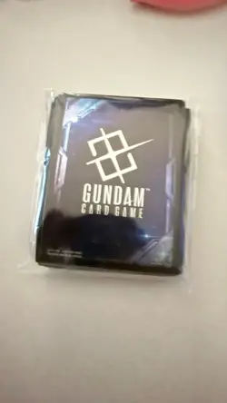 EVX03 GUNDAM CARD GAME Official Card Sleeves EX Space Black 70 count Sealed - Image 1