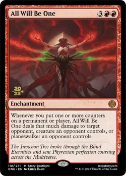 All Will Be One [PRE - 118] - NM [Foil] TCG MTG - Image 1