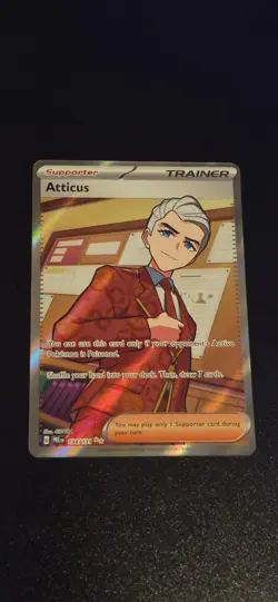 Atticus 134/131 Ultra Rare Prismatic Evolutions Pokemon NM - Image 1