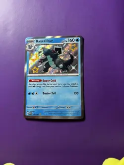 Pokemon TCG Baxcalibur Scarlet & Violet: Paldean Fates 130/091 Holo Shiny Rare - Image 1