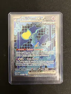 Iron Crown EX 158/131 Prismatic Evolutions - Special Illustration Rare - Image 1