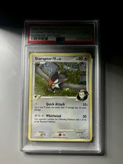 Pokemon Platinum Supreme Victors Staraptor Holo #11 Psa 9 *Swirl* - Image 3