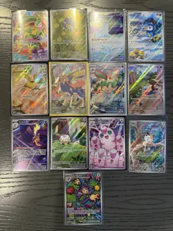 Pokemon Phantasmal Flames Illustration Rare Complete Set Lot Of 13 (NM/LP) - Image 1
