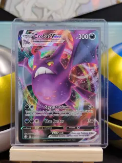 Pokemon TCG Crobat VMAX Shining Fates 045/072 Holo Ultra Rare - Image 1