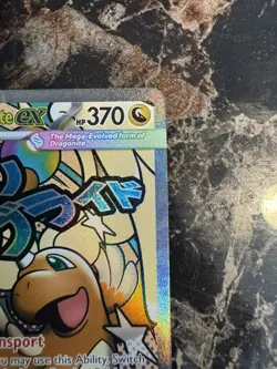 Pokemon Ascended Heroes Mega Dragonite Ex 271/217 Mega Attack Rare Holo - Image 3