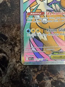 Pokemon Ascended Heroes Mega Dragonite Ex 271/217 Mega Attack Rare Holo - Image 4