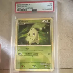 The Pokemon Company Chikorita Call of Legends 53/95 Grass Type 50 HP PSA 9 - Image 1