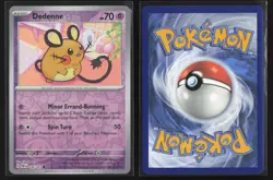 Dedenne 036/091 Common Paldean Fates Pokemon Reverse Holo Near Mint - Image 3