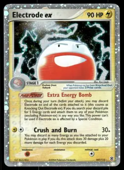 *THU NIGHT* Electrode ex 107/112 FireRed & LeafGreen Holo EX Rare - Image 1