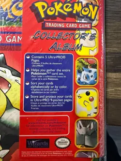 Pokemon TCG Ring Binder Vintage 1999 Official Wizards of the Coast - Image 2