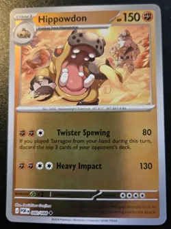 Hippowdon 040/088 Reverse Holo Uncommon Mega Evolution: Perfect Order Pokemon - Image 1
