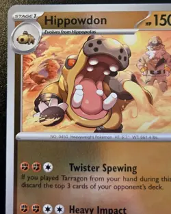 Hippowdon 040/088 Reverse Holo Uncommon Mega Evolution: Perfect Order Pokemon - Image 2