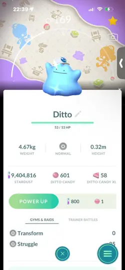 Pokemon Go Shiny Ditto Hat ( Background) - Image 1