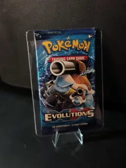 Pokemon TCG: XY Evolutions booster pack Blastoise Art New Factory Sealed - Image 1