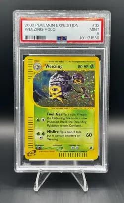Pokemon 2002 Expedition #32 Weezing Holo - PSA 9 - Image 1