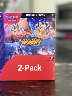 Pokemon TCG Surging Sparks ETB + Booster Bundle Costco 2-Pack – Sealed - Image 4
