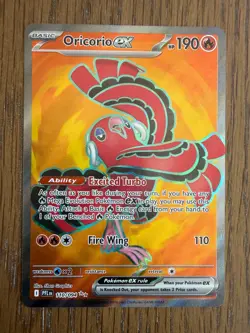 Oricorio ex 110/094 Ultra Rare Phantasmal Flames Pokemon Near Mint - Image 1