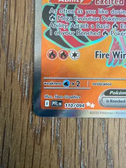 Oricorio ex 110/094 Ultra Rare Phantasmal Flames Pokemon Near Mint - Image 2