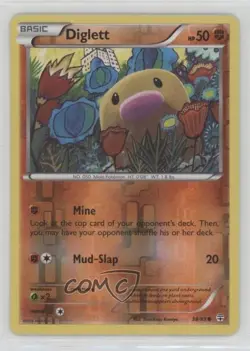 Diglett Reverse Foil Pokemon XY Generations #38 - Image 1