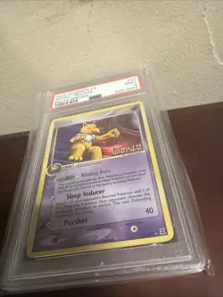 2005 POKEMON EX DELTA SPECIES #23/113 HYPNO Reverse Holo RARE Stamp PSA 9 MINT - Image 2