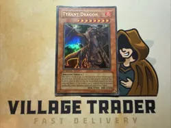 Tyrant Dragon - LOD-034 - Ultra Rare - 1st Edition - Yugioh MP - Image 1