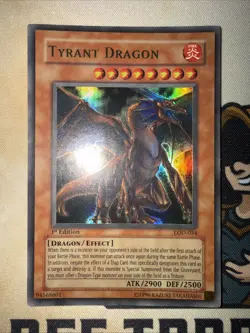 Tyrant Dragon - LOD-034 - Ultra Rare - 1st Edition - Yugioh MP - Image 2
