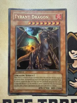 Tyrant Dragon - LOD-034 - Ultra Rare - 1st Edition - Yugioh MP - Image 3