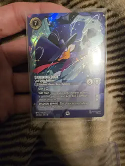 Disney Lorcana Winterspell, Enchanted 239/204 Darkwing Duck Cool Under Pressure - Image 3