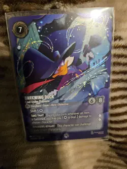 Disney Lorcana Winterspell, Enchanted 239/204 Darkwing Duck Cool Under Pressure - Image 5