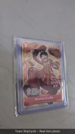 NM MonkeyDLuffy P080 Bandai Card Fest 2425 Promo One Piece Card Game ENG G2U - Image 1