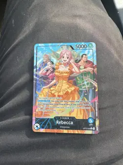 Rebecca Alt Art Leader OP15 039 One Piece TCG Adventure on Kami’s Island - Image 1