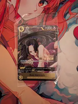 One Piece Boa Hancock Pre Release Event Winner P-115 Sealed Holo Stamp Op-15 - Image 1