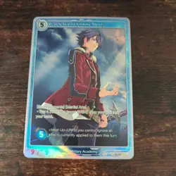 Rean Schwarzer Trails Kiseki English Trading Card Game TCG Volume 2 SR - Image 1