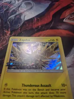 Zapdos - SM159 - Pokemon Sun & Moon Black Star Promo Prerelease Holo Card NM/LP - Image 2
