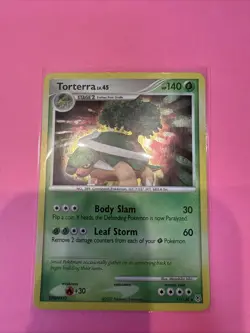 Pokemon 2007 Torterra LV.45 Holo Rare Diamond & Pearl Card 17/130 - Image 1