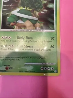 Pokemon 2007 Torterra LV.45 Holo Rare Diamond & Pearl Card 17/130 - Image 4