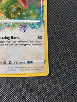 Pokemon TCG Rayquaza Vivid Voltage Holo Card 138/185 Amazing Rare - Image 4