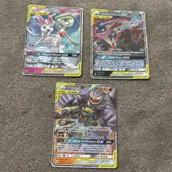 Pokemon TCG Sun & Moon Tag Team GX Lot 3 Cards Sylveon Gardevoir Machamp - Image 1