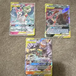 Pokemon TCG Sun & Moon Tag Team GX Lot 3 Cards Sylveon Gardevoir Machamp - Image 2