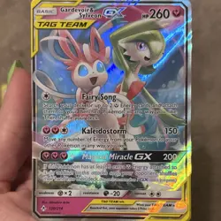 Pokemon TCG Sun & Moon Tag Team GX Lot 3 Cards Sylveon Gardevoir Machamp - Image 3
