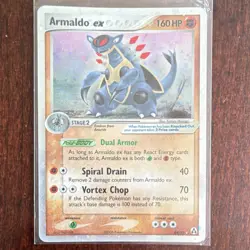 Nintendo Armaldo ex 84/92 EX Legend Maker Holo Ultra Rare 160HP 2006 Card - Image 1